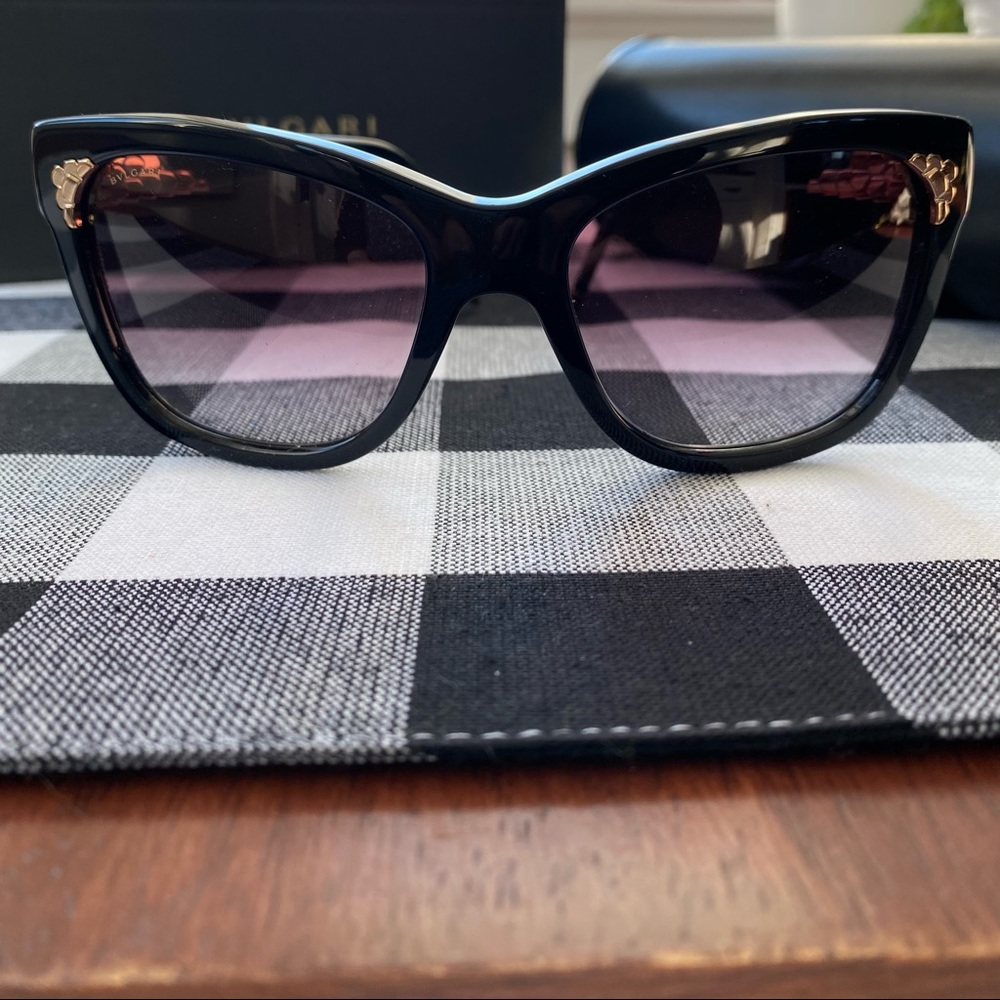 Bvlgari black 501/8H GOLD PLATED women’s sunglasses